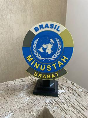 BRABAT MINUSTAH Emblem Trophy - 3D Printable Decor