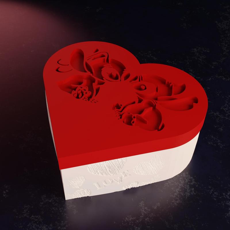 Caja Stitch San Valentin