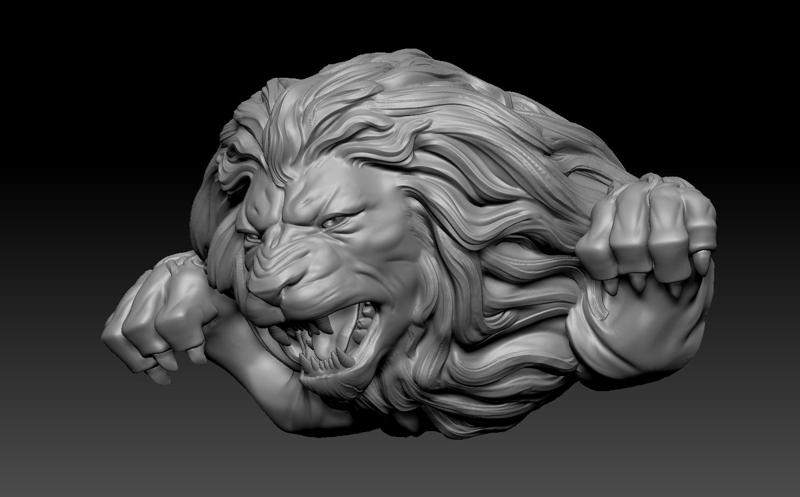 LION BUST