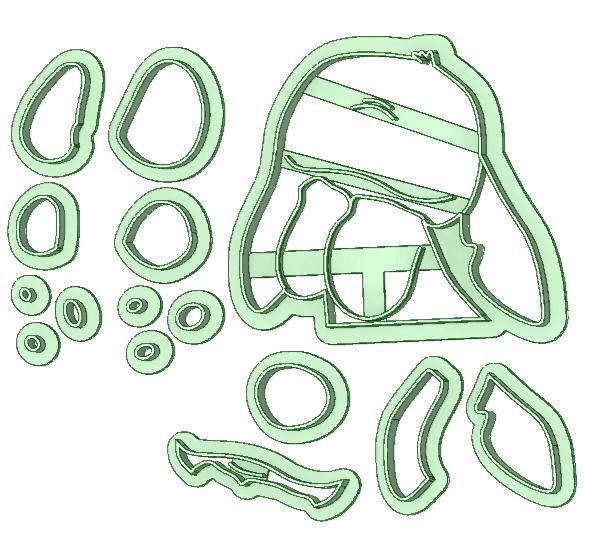 Stitch tender fondant cutter