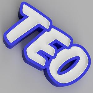 NAMELED TEO - LED LAMP WITH NAME