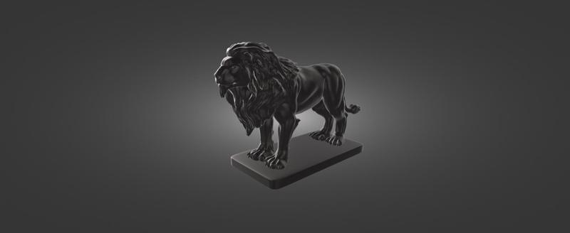 Lion figurine
