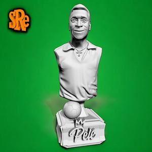 Bust O Rei Pelé - Iconic Football Player