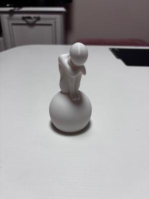 Alone in the world sculpture