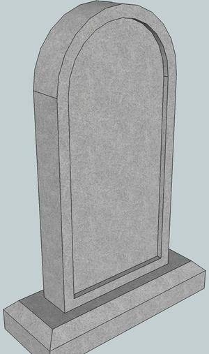 Single Tombstone
