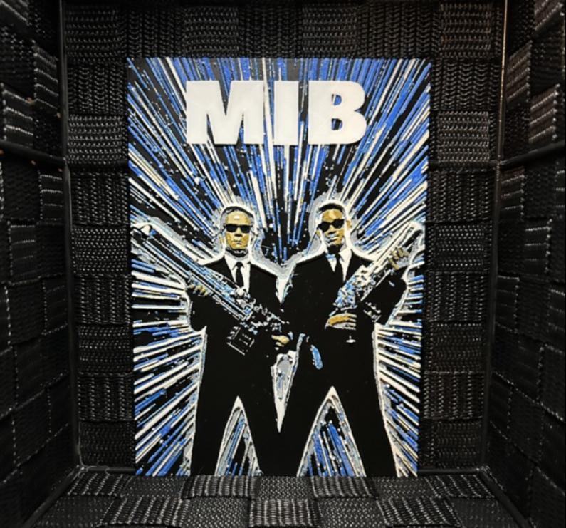 Hueforge Movie Poster - Men In Black -