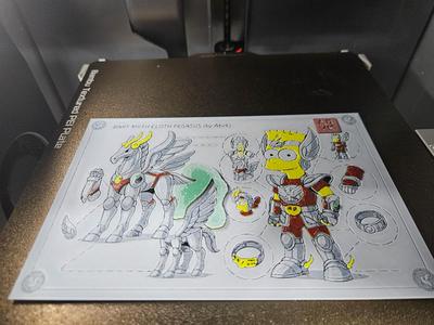 Bart Simpson Knight Pegasus