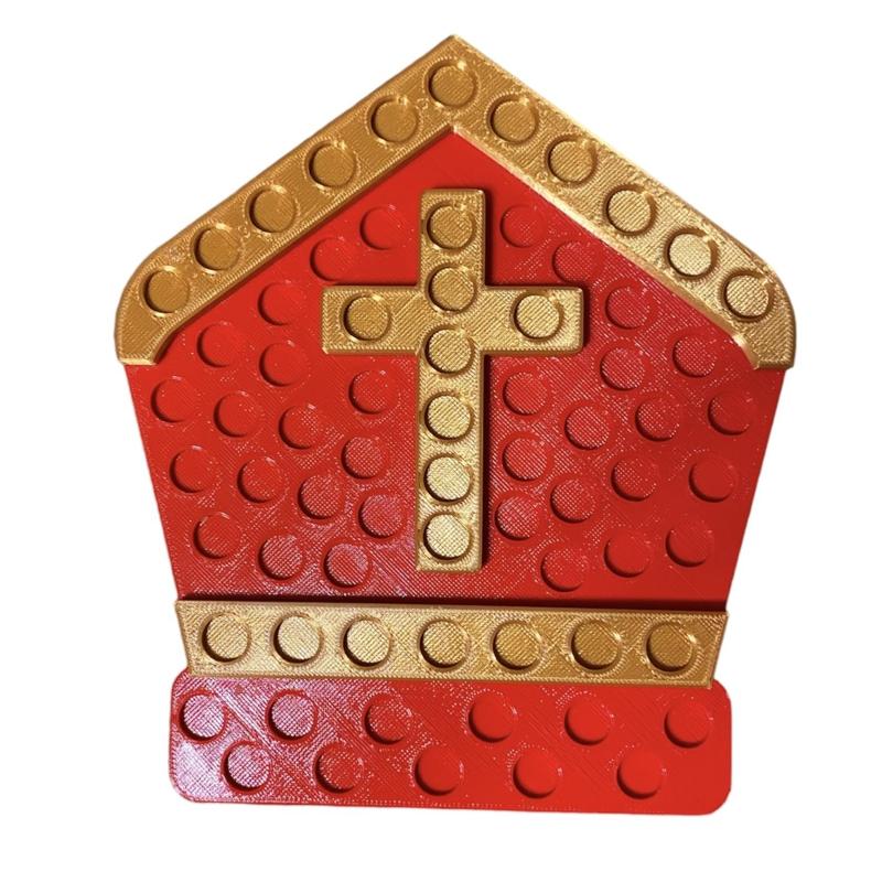 SENSORY PLAY TRAY - st Nicholas hat . mitra