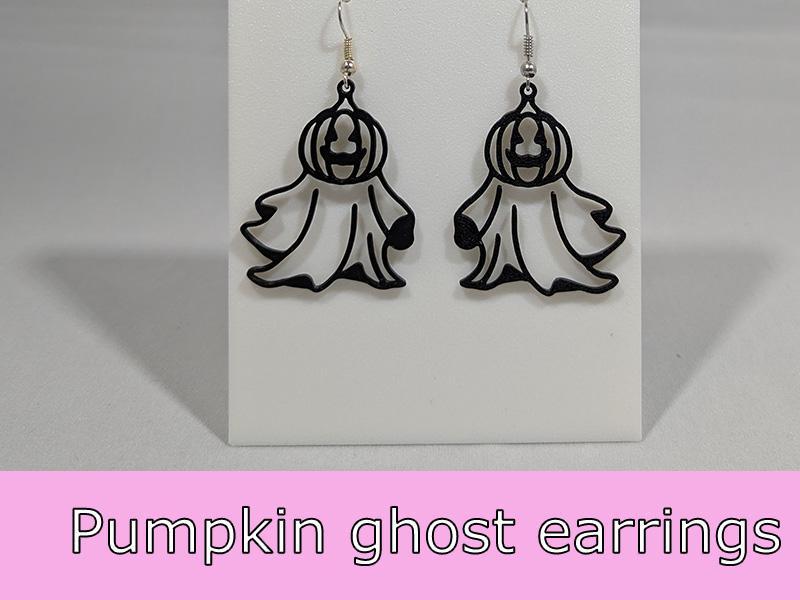 Pumpkin Ghost earrings