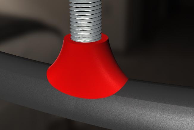 Valve stabiliser for carbon road bike wheels