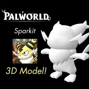Sparkit 3D Model! - Palworld