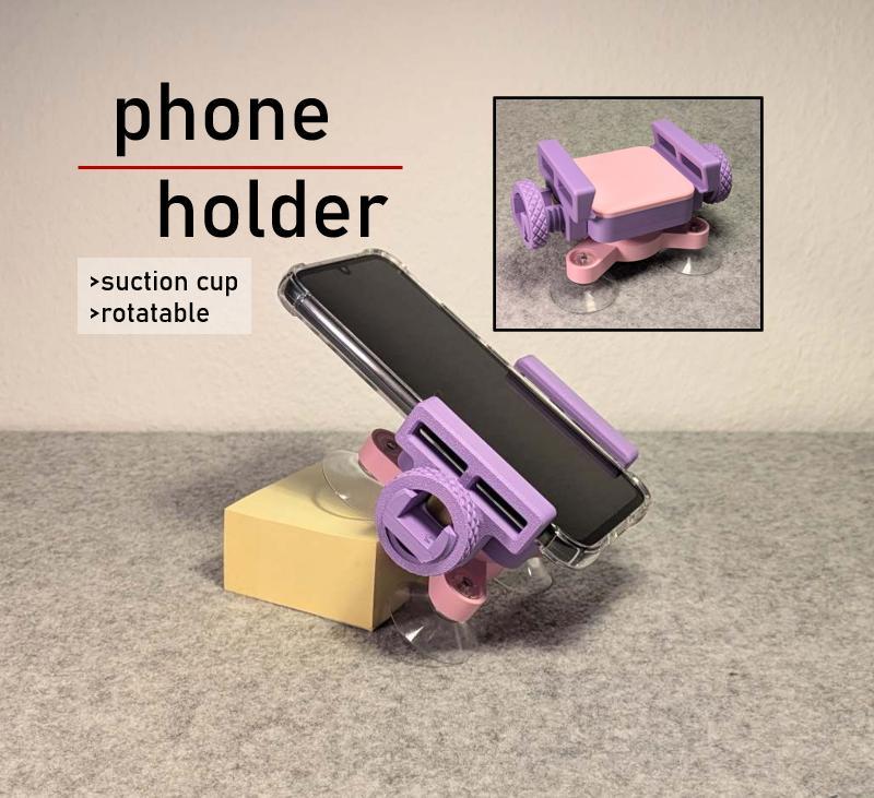 Cell phone holder 02 - Suction cup