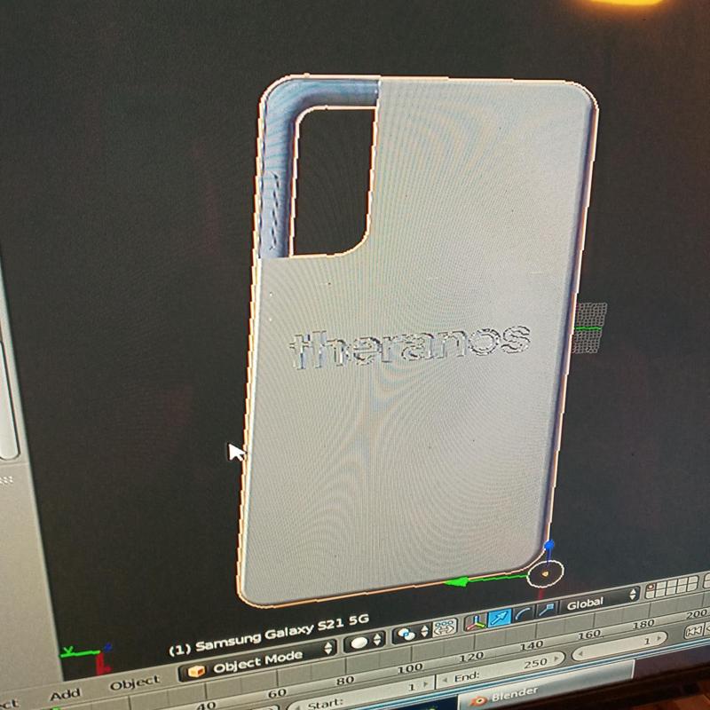 Theranos Samsung S21 phone case