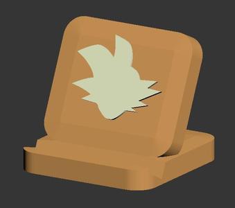 Goku Head Phone Stand