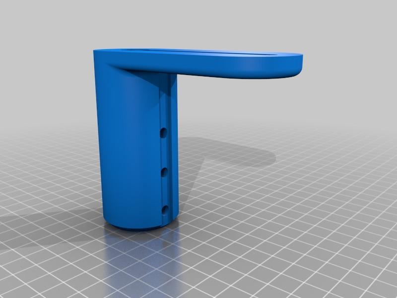 Half Inch Post Holder-Closed Slotted Base