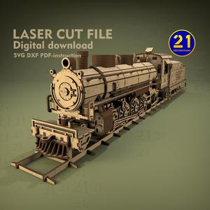 Dollywood Express No. 192 - 'Klondike Katie' Laser Cut Locomotive Model