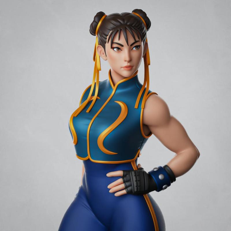 Chun-Li - Street Fighter Statue