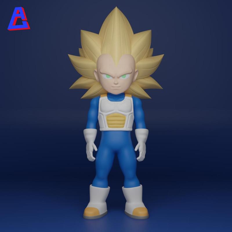 Vegeta Super Saiyan 3 - Dragon Ball Daima