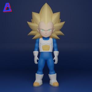 Vegeta Super Saiyan 3 - Dragon Ball Daima