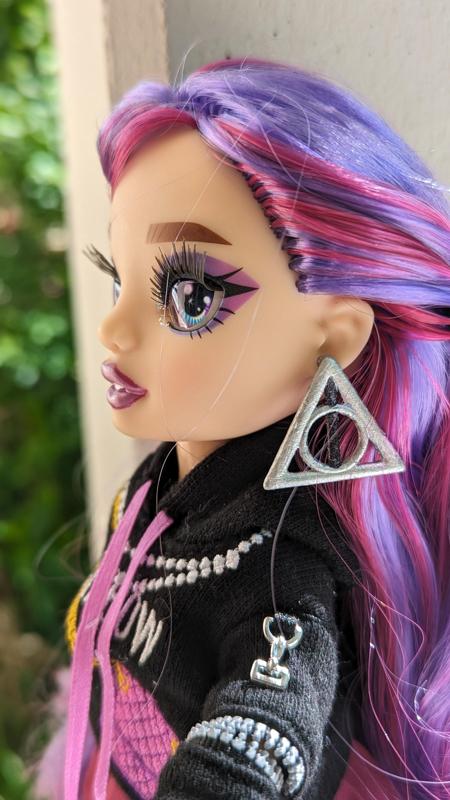 Deathly Hallows Rainbow / Shadow High Wrist Earrings