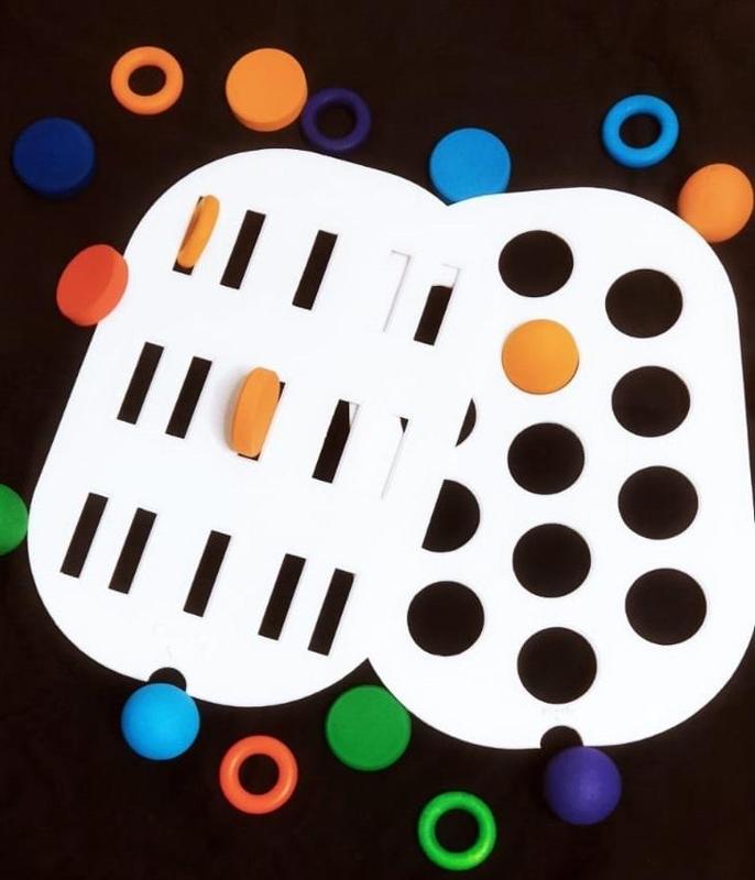 Baby education hole plate