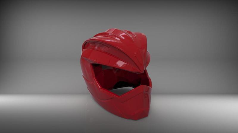 RYU helmet and chestplate power rangers / street fighter mashup