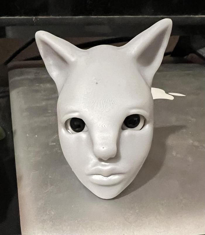 Dxgirly Designs Tabby BJD Head ONLY