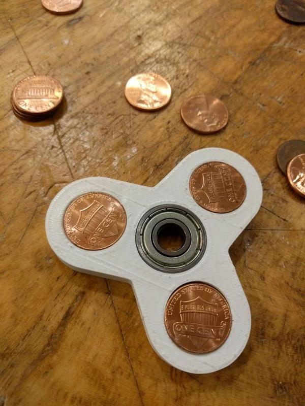 Fidget Hand Spinner Pennies