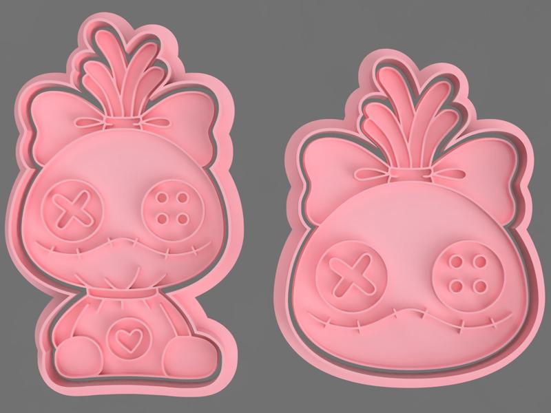 SCRUMP CUTTER OR RAGS FOR COOKIE AND FONDANT