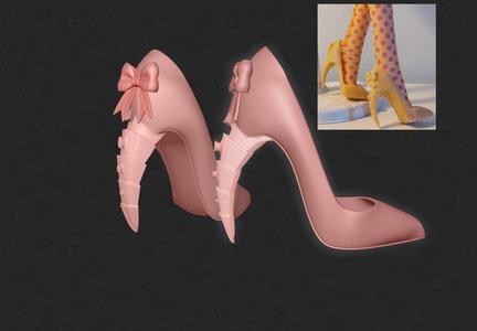 Free Monster high skeleton shoes doll toy boots