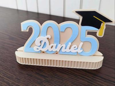 Graduation sign with name and year - Daniel 2025