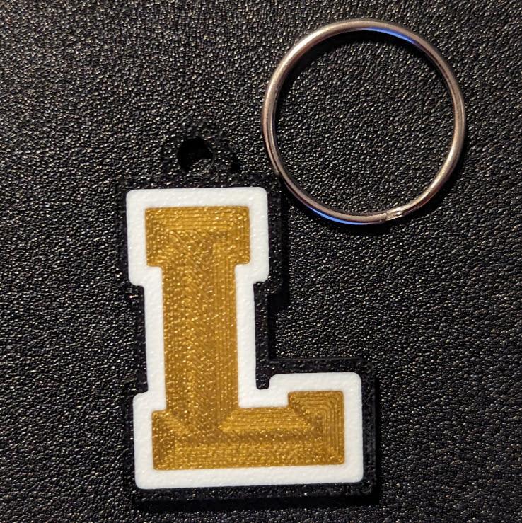 School Logo L Keychain
