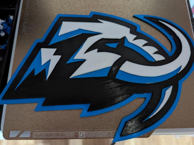 Utah Mammoth 3D Logo