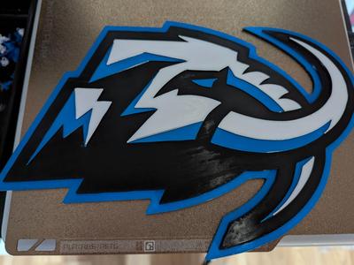 Utah Mammoth 3D Logo