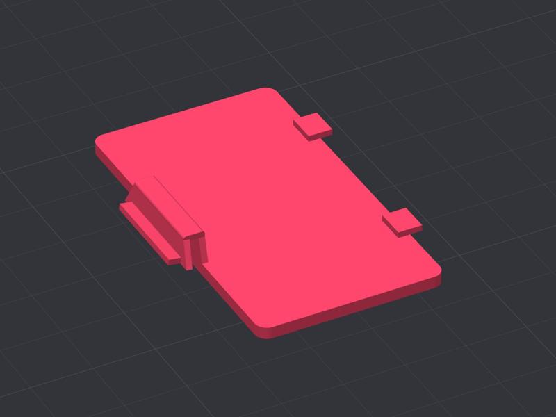 Ikea Dekad Alarm Clock Battery Cover