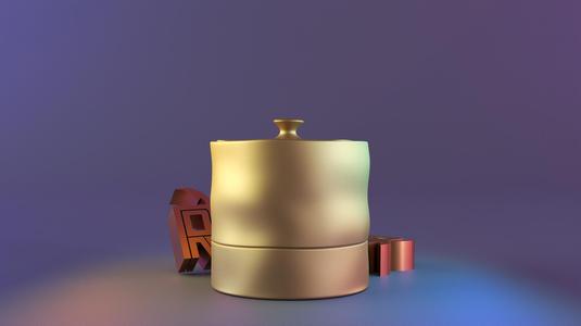 Cylindrical deform container