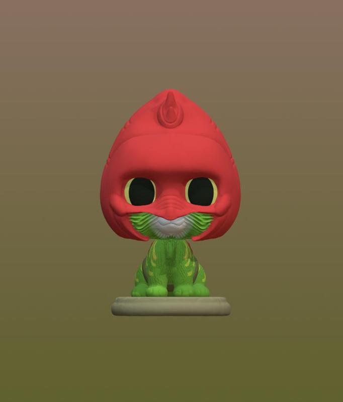 Battlecat figure (fan art) in Myýo Personitas version