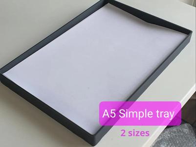 Simple A5 paper desk tray - 2 heights