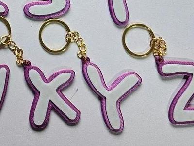 letter Y keychain