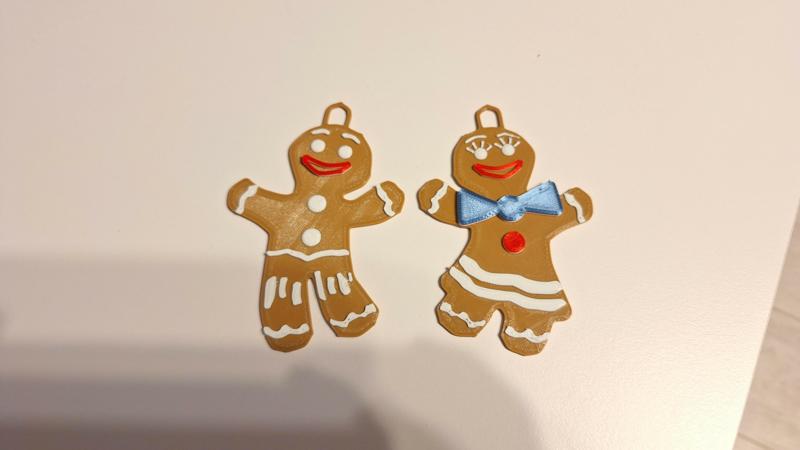 Gingerbread man, Cookie Mr and Mrs Cookies