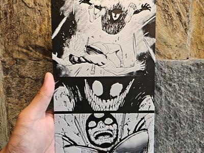 Dandadan Jiji & Okarun Fight Manga Panel Hueforge