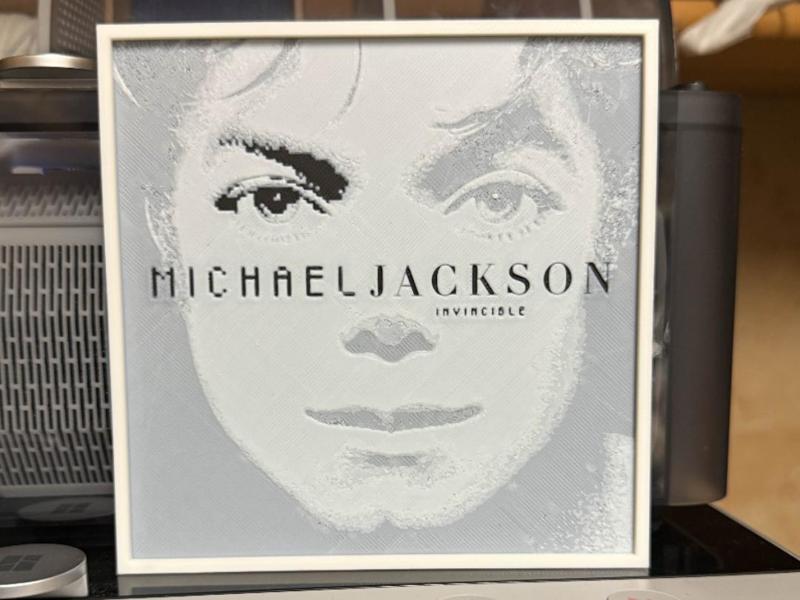 Michael Jackson - Invincible Hueforge