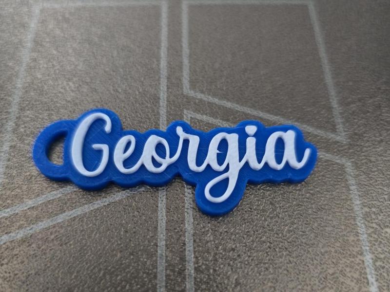 Keychain Georgia