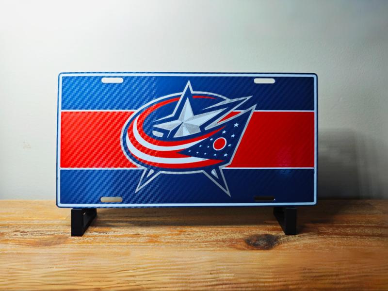 NHL Team Licence Plate - Columbus Blue Jacket