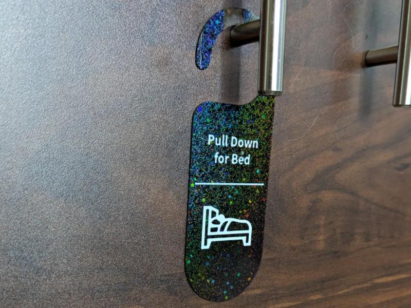 Murphy Bed guest sign