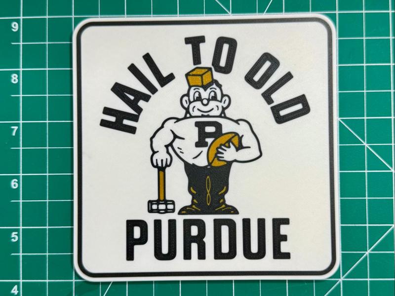 Hail to Old Purdue sign