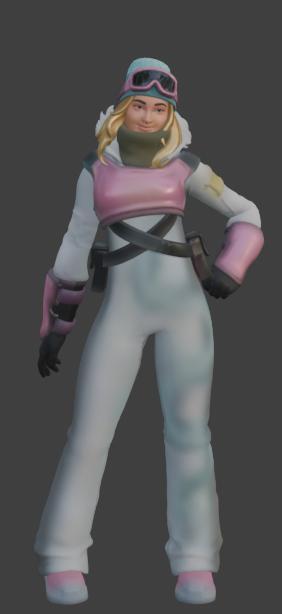 Chloe Kim Snowboarder STL - Olympic Champion 3D Print
