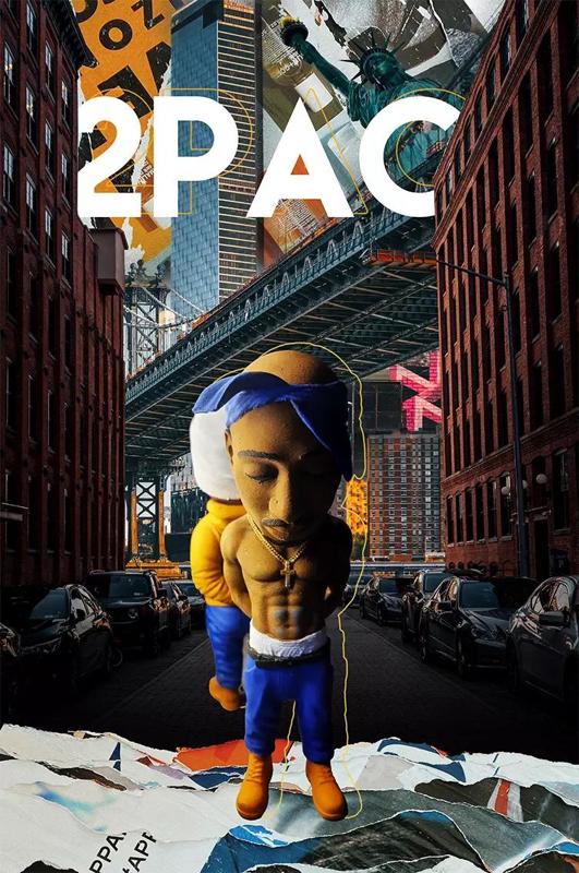 Iconic Rap Legend Sculpture - 2Pac