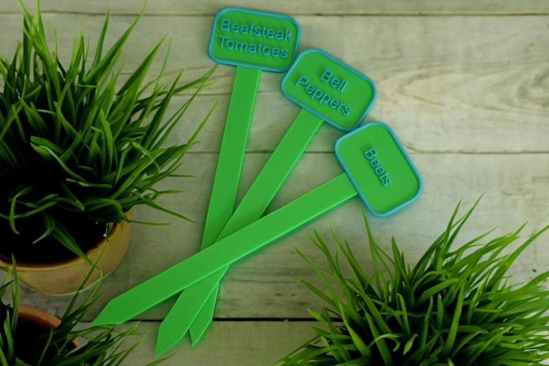 Vegetable and Herb Garden Plant Identification Stakes Collection of 30 Group