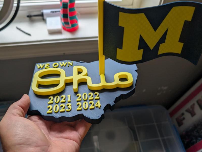 We Own Ohio desk decor